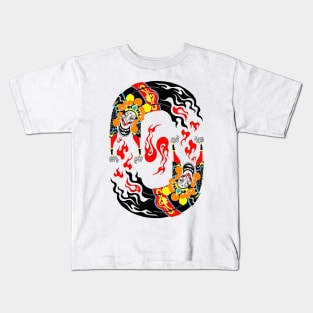 Swirling Deamon Kids T-Shirt